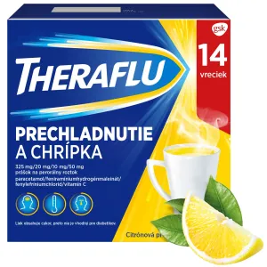 THERAFLU horúci nápoj na chrípku a prechladnutie 14 vrecúšok #1814403