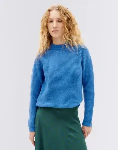 Thinking MU Blue Hera Knitted Sweater BLUE L