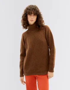Thinking MU Brown Matilda Knitted Sweater BROWN L