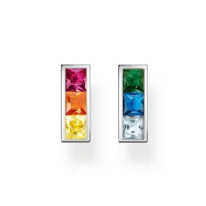 THOMAS SABO náušnice Colourful stones silver H2250-477-7
