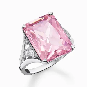 THOMAS SABO prsteň Pink and white stones TR2339-051-9 #5229637