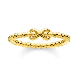 THOMAS SABO prsteň Ring dots with infinity gold TR2320-413-39 #2646562