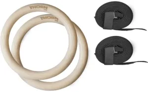 Thorn FIT Wood Gymnastic Rings with Straps Závesný systém #313075