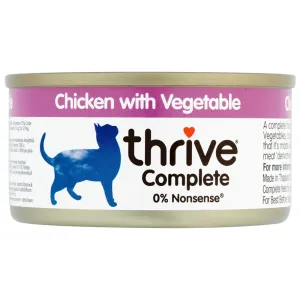 Výhodné balenie Thrive Complete 24 x 75 g - Kuracie mäso so zeleninou