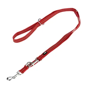 Vodítko pre psov TIAKI Reflexná guma, červená - 200 cm dlhý, 20 mm široký