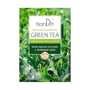 TIANDE Cream Mask Nočná krémová so zeleným čajom 18 g