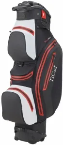 Ticad QO 14 Premium Water Resistant Black/White/Red Cart Bag