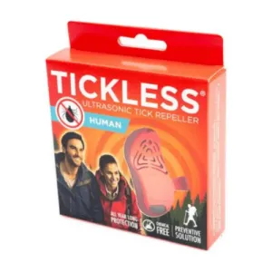 TickLess Human - Ultrazvukový odpudzovač kliešťov - oranžový