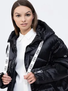 Black oversize down jacket Tiffi Zermatt