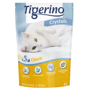 Tigerino Crystals podstielka 5 l - výhodné balenie 3 x 5 l