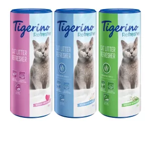 Tigerino Deodoriser / Refresher Balenie na skúšku - 3 varianty vôní (3 x 700 g)