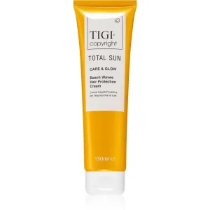 Tigi Copyright Total Sun Care & Glow Beach Waves Hair Protection Cream 150 ml bezoplachová starostlivosť pre ženy ochrana vlasov pred tepelnou úpravou