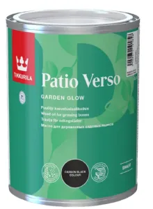 PATIO VERSO - Napúšťací olej na drevené povrchy čierny 0,9 L