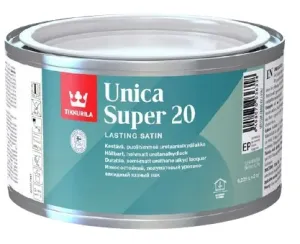 UNICA SUPER 20 - Odolný alkyd-uretánový lak bezfarebný polomatný 0,225 L