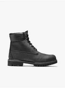 Timberland 6 IN PREMIUM FUR/WARM LINED BOOT Pánska zimná obuv, čierna, veľkosť 45