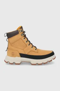 Kožené členkové topánky Timberland TBL ORIGINALS Ultra WP Boot pánske, žltá farba TB0A44SH2311