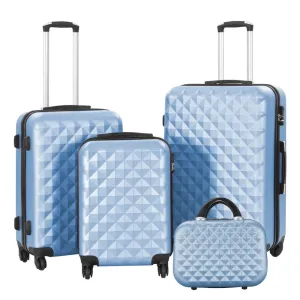 Sada cestovných kufrov s kozmetickou taštičkou, rôzne farby- oceľová modrá #8946261