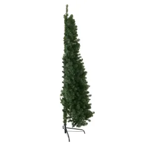 Umelý vianočný polovičný stromček, 110 LED- ov, 150 cm 220 vetiev