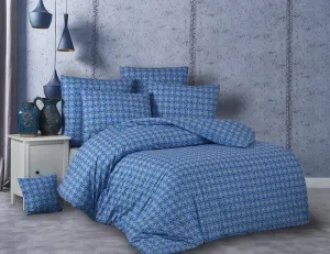 TipTrade s.r.o. Bavlnené obliečky 220x200, 2x 70x90 cm - Snorri Modré