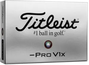 Titleist Pro V1x 2021 Golf Balls White Left Dash #320492