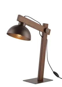 Stolná lampa TK 5788 OSLO hnedá tmavé drevo (Stolná lampa TK 5788 OSLO hnedá tmavé drevo)