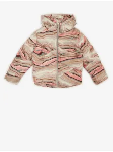 Pink-Beige Girly Patterned Quilted Jacket Tom Tailor - Girls #612329