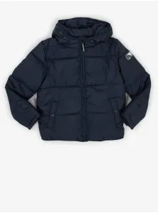 Dark Blue Boys' Quilted Jacket with Hood Tom Tailor - Boys #635528