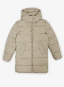 Tom Tailor Light Grey Girls' Quilted Winter Coat with Detachable Hood Tom T - Girls #617302