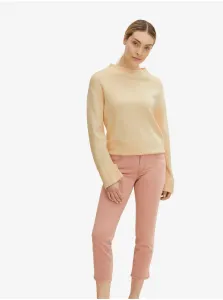 Pink Women's Shortened Slim Fit Jeans Tom Tailor Alexa - Women