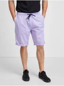 Light Purple Tom Tailor Denim Men's Shorts - Men's #662325