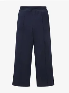Dark Blue Girls' Wide Sweatpants Tom Tailor - Girls #638801