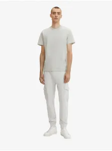 Men's Light Grey Sweatpants with Tom Tailor Pockets - Men's #638218