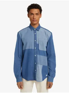 Modrá pánska rifľová košeľa Tom Tailor Denim #703096