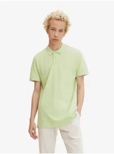 Light Green Polo T-Shirt Tom Tailor Denim - Men #666107