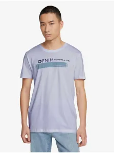 White Men's T-Shirt Tom Tailor Denim - Men's #641573