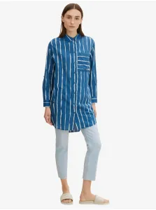 Blue Women's Long Striped Shirt Tom Tailor - Women