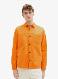 Oranžová pánska košeľa Tom Tailor