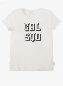 White Girls T-shirt Tom Tailor - Girls #685307
