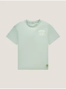 Mentolové chlapčenské tričko Tom Tailor #6369236