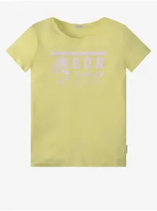 Yellow Girl T-Shirt Tom Tailor - Girls #685318