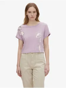 Light purple Women's T-shirt with print Tom Tailor - Women #703267