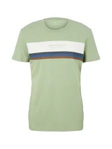 Bavlnené tričko Tom Tailor zelená farba, s potlačou #2566336