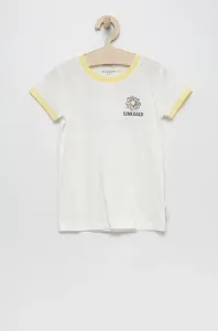 Detské bavlnené tričko Tom Tailor biela farba, #230628
