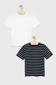 Detské bavlnené tričko Tom Tailor biela farba, jednofarebné #230772
