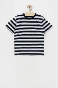 Detské bavlnené tričko Tom Tailor tmavomodrá farba, vzorovaný #214809