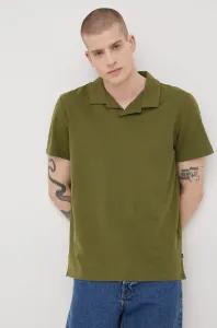 Polo tričko Tom Tailor pánske, zelená farba, jednofarebné