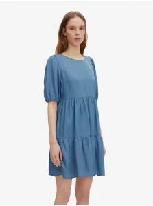 Voľnočasové šaty pre ženy Tom Tailor Denim - modrá #702860