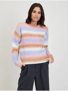 Blue-pink Ladies Striped Sweater Tom Tailor Denim - Women #607832