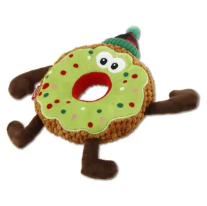 GIGWI Donut vianočná hračka pre psov 21 cm