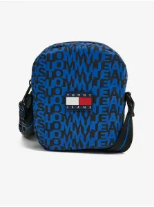 Blue Men's Patterned Shoulder Bag Tommy Jeans Logoman - Mens